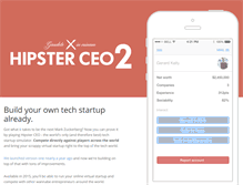 Tablet Screenshot of hipsterceo.com